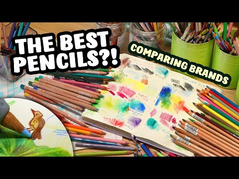 Which Colored Pencil is the BEST? // Prismacolor, Polychromos, Holbein, & more!