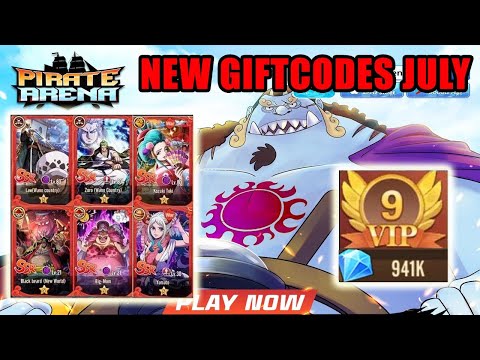 Pirate Arena Mobile & 9 Giftcodes - New Giftcodes July One Piece RPG Free VIP9 Android iOS