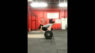 preview picture of video 'CrossFit Mendota - 235 lb Snatch'