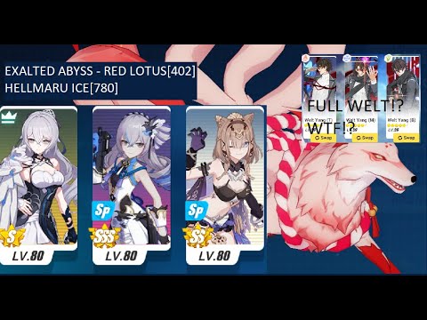 Honkai Impact 3 SEA|EX Abyss Red Lotus[402D]|Hellmaru[Ice 863] with Full Welt SW
