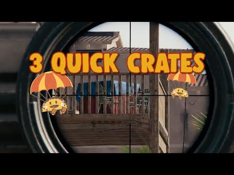 3 EZ Crates for chocoTaco and Boom - PUBG Game Recap