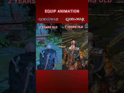 Weapon Equip Animation Test | God of War Ragnarok vs God of War #godofwar #godofwarragnarok