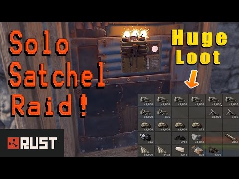 Rust Solo Survival | Demolition Man : Part 2 (Solo Satchel Raid)