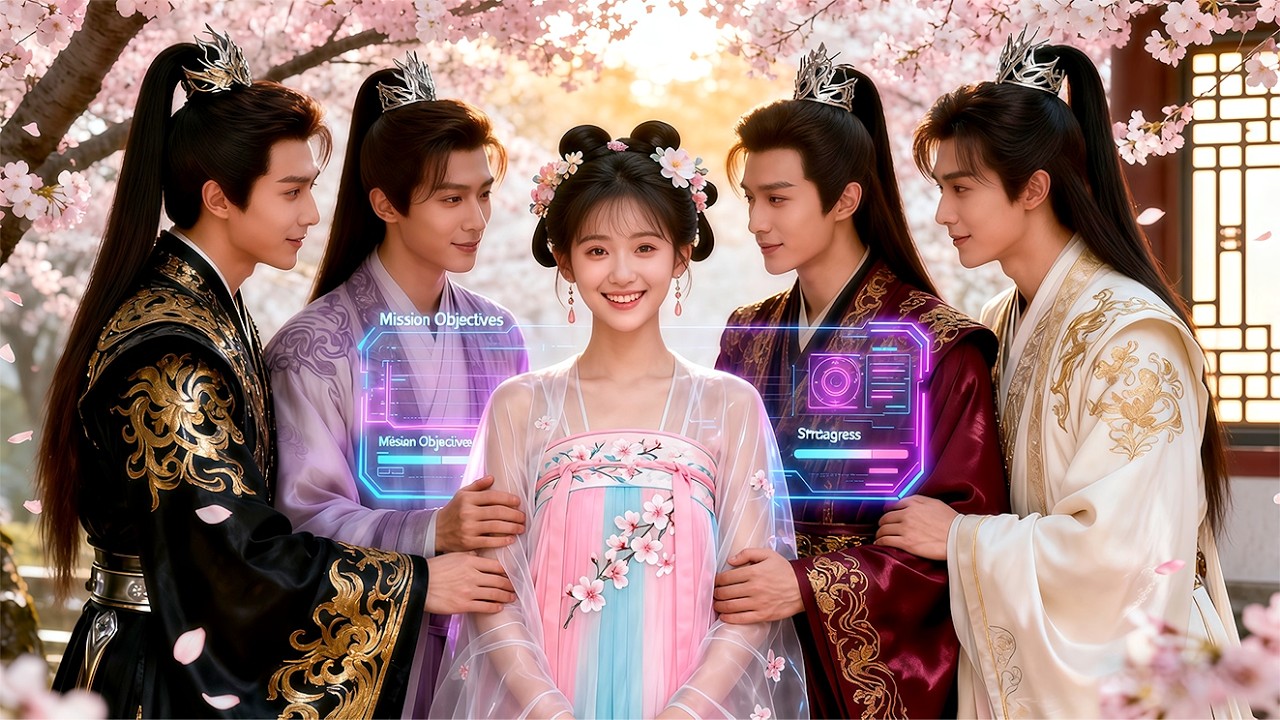 She Accidentally Traveled to Ancient Times And Rely on System to Capture Four Handsome Guys#cdrama