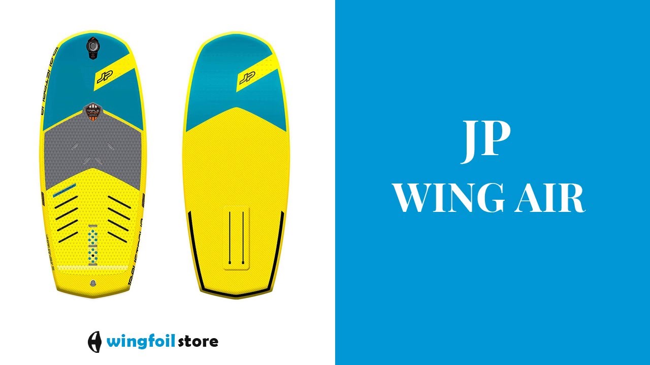 Tabla Wing Foil Inflable JP Wing air 2021 Visión delANTERA Y TRASERA