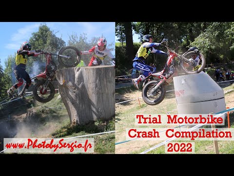 Trial motorbike crash compilation 2022