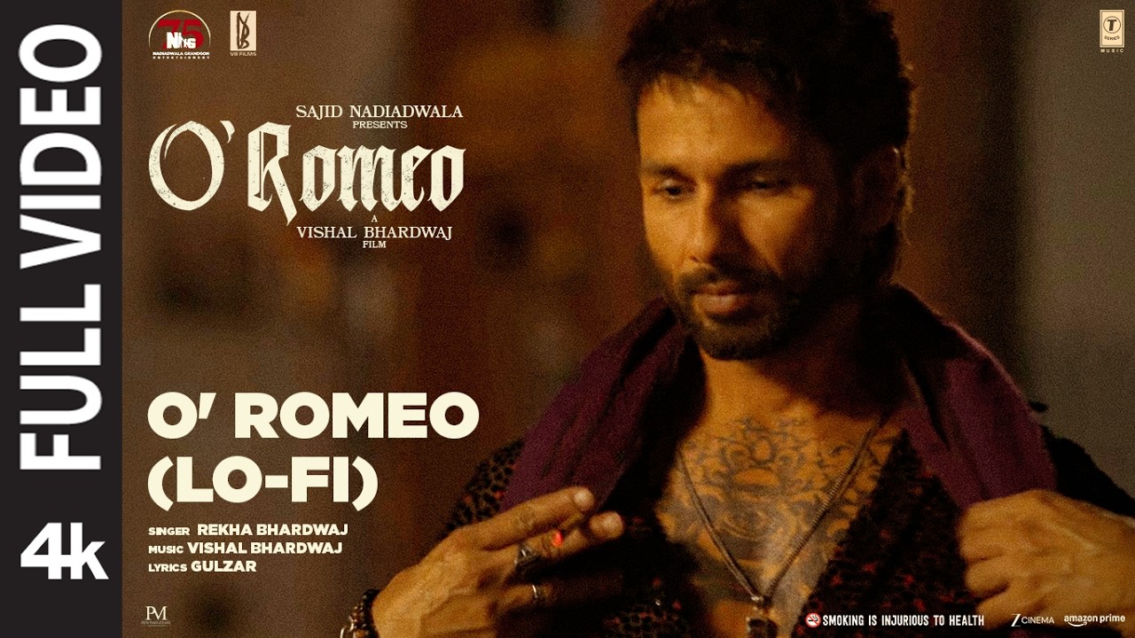O'Romeo (Lo-Fi) (Full Video) | Shahid Kapoor | Triptii D | Vishal Bhardwaj | Gulzar | Rekha Bhardwaj
