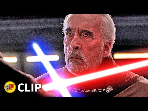 Obi-Wan & Anakin vs Count Dooku | Star Wars Revenge of the Sith (2005) Movie Clip HD 4K