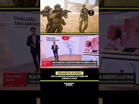 EUA planejam ataques em terra na América Latina
