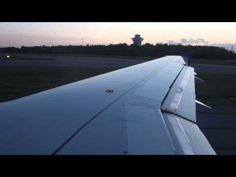 AMAZING SUNSET | SAS  | A319-132 OY-KBR | Copenhagen  - Amsterdam | 24th August 2014