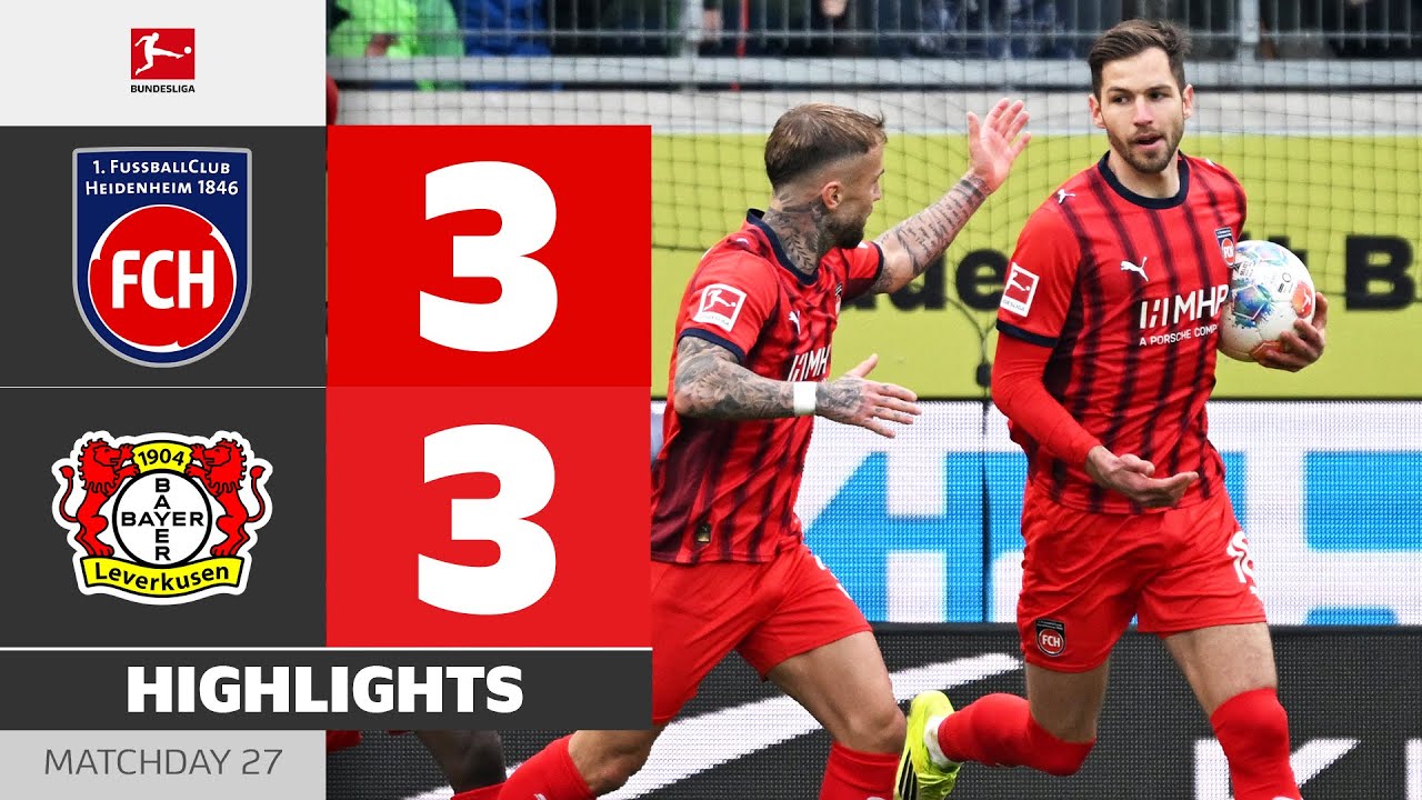 1.  Heidenheim vs Bayer 04 Leverkusen Highlights