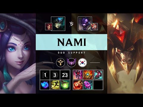 Nami Support vs Alistar - KR Master Patch 25.16