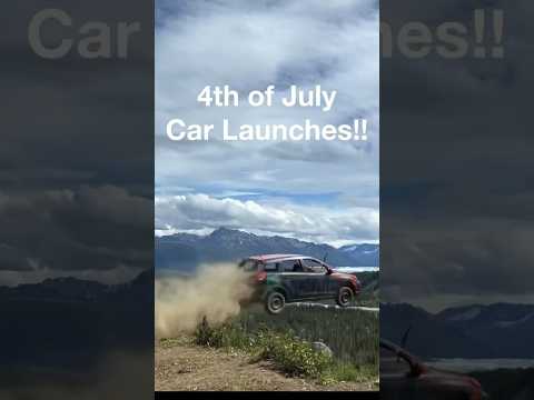 CAR FLIES OFF 300FT CLIFF!