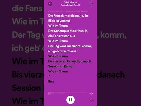 Ardian Bujupi, Fero47 - Wie im Traum (Lyrics)