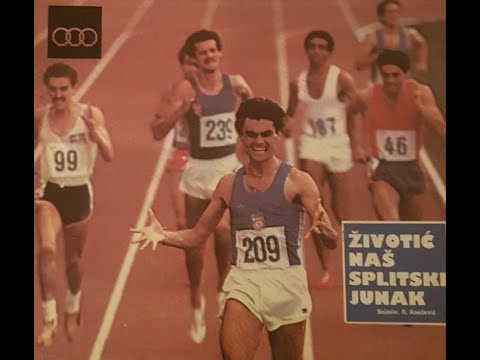 1979 Mediterranean Games Sotirios Moutsanas New Greek Record bronze metal 1:46.66