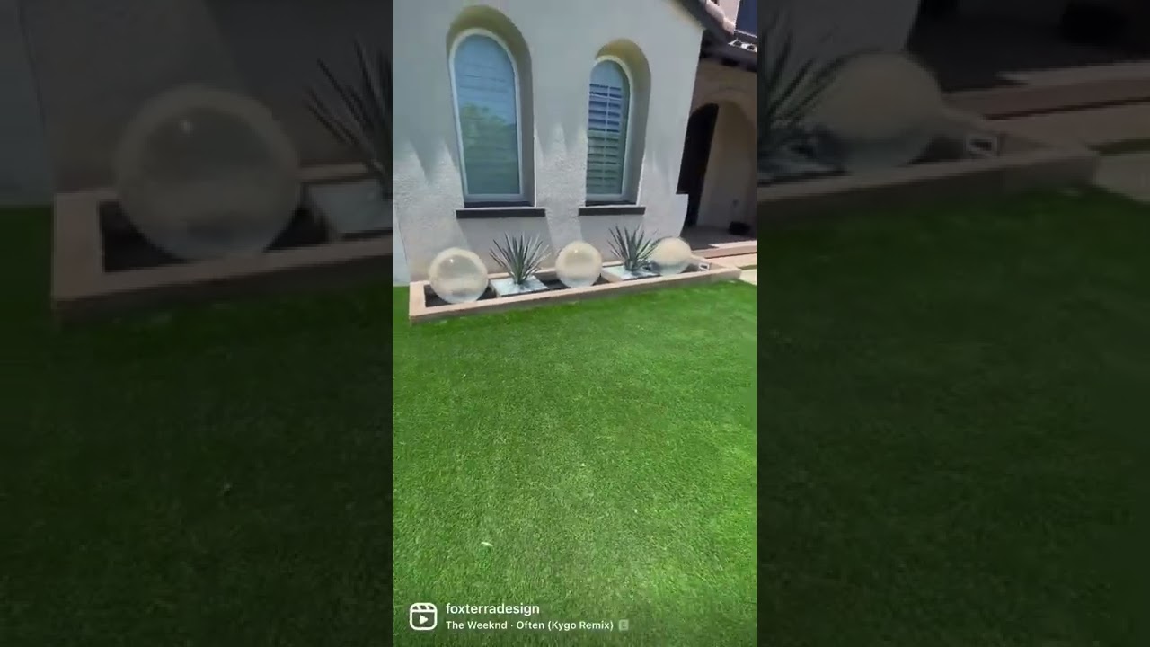 Revealing the secret to these $1000 water fountains… 👀 #shorts #frontyard #landscapedesign