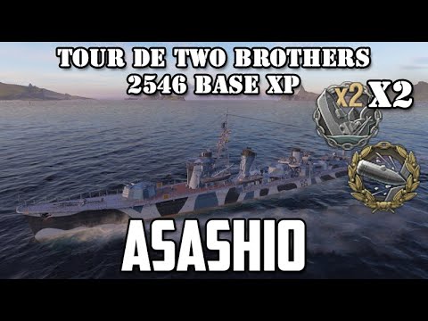 Finndamage's WoWs - Asashio Tour De Two Brothers
