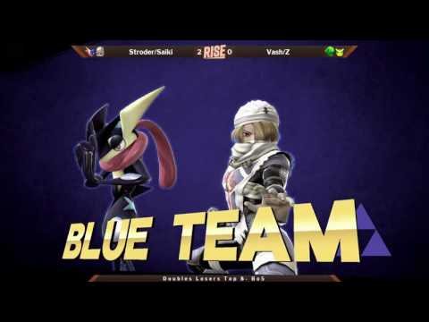 Rise 2017 Doubles Losers Top 8 - Stroder/Saiki (Blue) vs Vash/Z (Green)