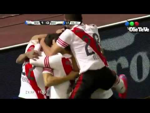 River 1 - Boca Juniors 0 (Goal by Lucho González - BBVA Cup 2015)