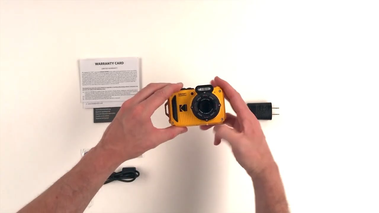 Kodak PIXPRO WPZ2 Vanntett Kompaktkamera Gul