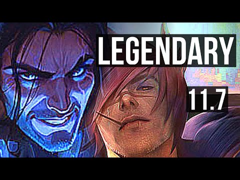 SYLAS vs SETT (MID) | 11/0/1, Legendary, 300+ games | KR Challenger | v11.7