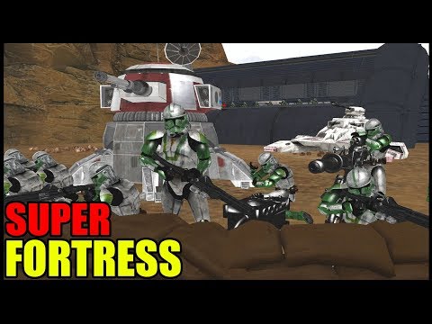 The Ultimate Clone Army Military Base! - Men of War: Star Wars Mod Battle Simulator