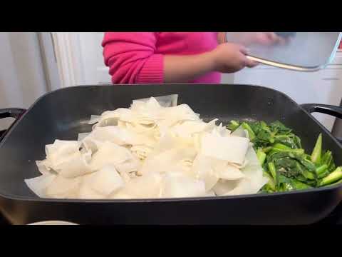 Cooking with Sery Khmer Trailer: Mee Katang with shrimp, chicken, Chinese broccoli and egg