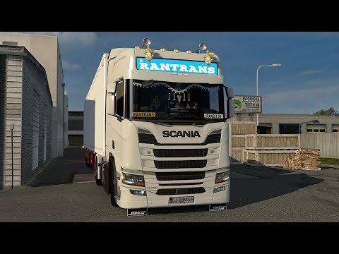 [ETS2] Euro Truck Simulator 2 1.32 - Scania Next Generation - Trailer Ekeri  - Promods Map