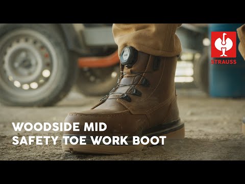 STRAUSS Woodside Mid Safety Toe Work Boot — Armor For Your Feet