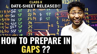 How to Prepare in GAPS ?? | Class 10th RoadMap As Per DateSheet🔥