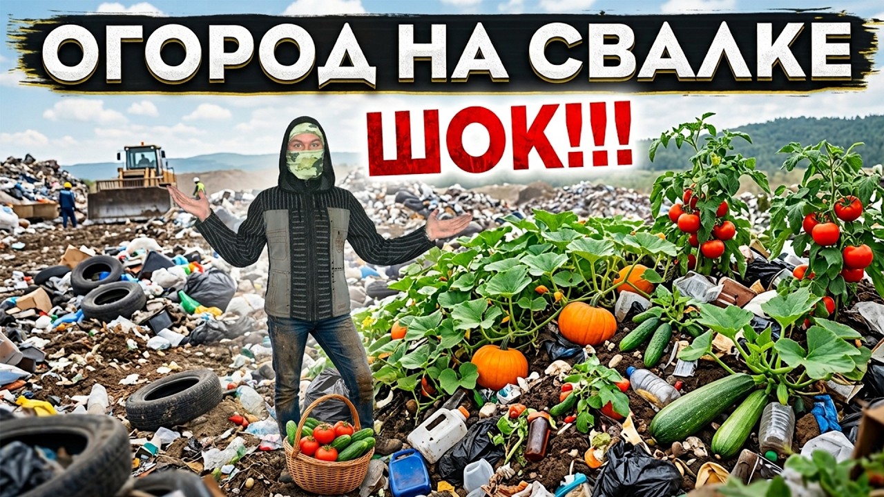 Поход на Свалку - Что растёт на Свалке и Поиск Находок в Мусоре