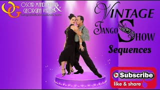 #TANGOSHOW Sequence #9 Georgina Vargas Oscar Mandagaran SECUENCIAS de Tango Escenario (slow motion)