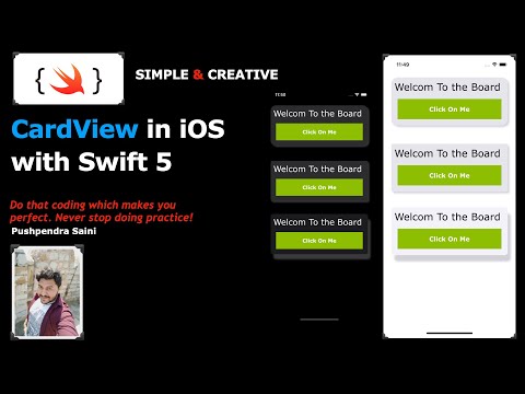 CardView in ios with Swift 5
