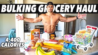 GROCERY HAUL TO GET BIG!! | WHAT FOODS I EAT ON MY BULK? | The Push to 250 lbs BW