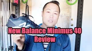 New Balance Minimus 40 Training Shoe Review