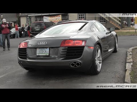 LOUD Audi R8 V8 Revvs W/ Quicksilver Exhaust
