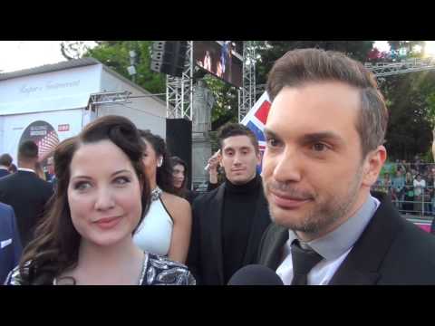 Interview Electro Velvet on the red carpet in Vienna - Eurovision 2015   United Kingdom