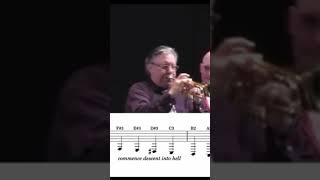 Arturo Sandoval shows the world Trumpet can play low notes #shorts
