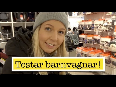 Testar barnvagnar! | Gravid vecka för vecka 22