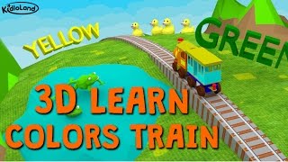 Learn Colors For Children With 3D Train Game