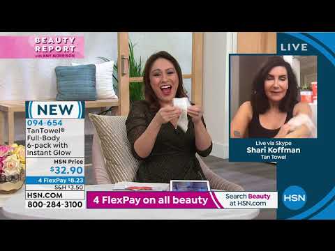 TanTowel FullBody Classic 6pk with Instant Glow Tinted B...