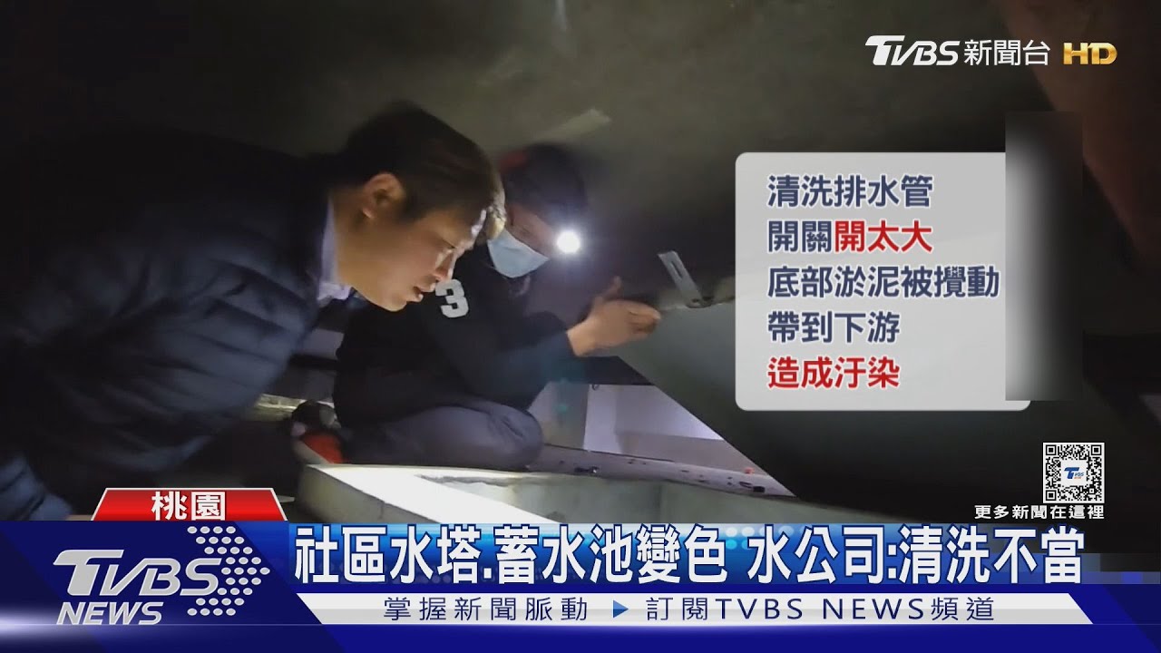 千戶不敢用! 平鎮6社區自來水「混濁變黃」