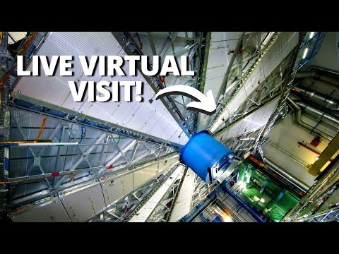 Live Virtual Visit of the ATLAS Experiment at CERN
