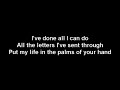 Aha - You Are The One (Lyrics)