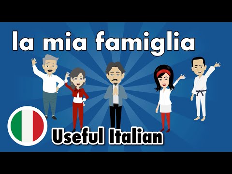 Learn Useful Italian: La mia famiglia - My Family