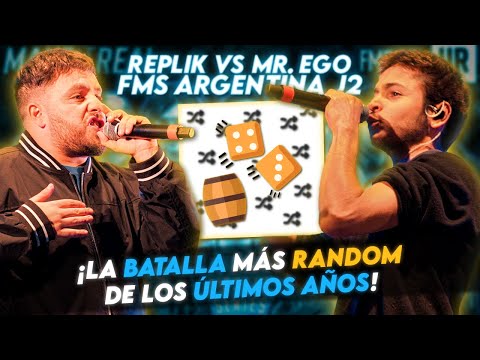 ¡LA BATALLA MÁS RANDOM DE LOS ÚLTIMOS AÑOS! | MR EGO VS REPLIK FMS ARGENTINA J3