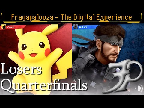Carvia (Pikachu) Vs. Br1_AV (Snake) -🎮Fragapalooza TDE SSBU Losers Quarterfinals