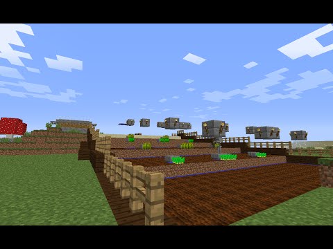 Minecraft ITA ep 38 - farm automatica di grano, patate e carote!