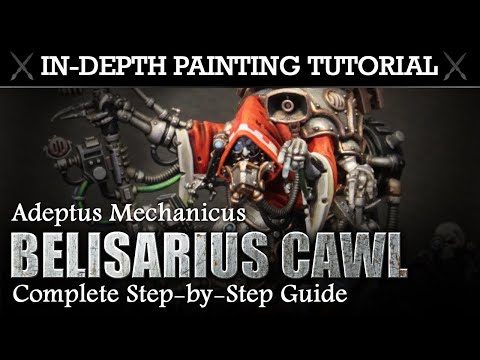 How to Paint Adeptus Mechanicus BELISARIUS CAWL In-Depth Painting Tutorial Warhammer 40K