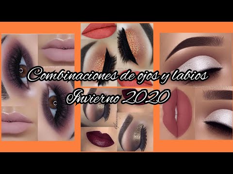 COMBINACIONES OJOS Y LABIOS♥🍁 COLORES PARA INVIERNO/FALL OF MAKEUP 2020/